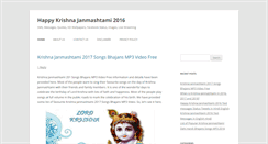 Desktop Screenshot of janmashtamifestival.com